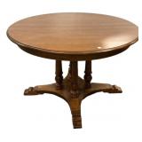 Walter of Wabash Pedestal Maple Round Table