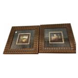 Pair of Framed Wall Artwork