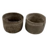 Two McCarty Nutmeg Cups 3"