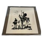 24" x 24" Framed print of Pablo Picasso