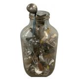 Glass Jar with Kitchen Utensils