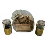 Country Store Jar Mints, Old Fashion Sour Lenon an