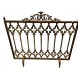 Cast Iron Fire Screen 41"h., 42"w