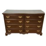 Late 20th Century Mahogany Double Dresser