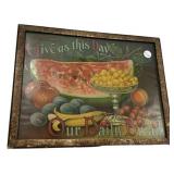 17"h ., 13"w Give us this Day Our Daily Bread