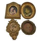 7" Gilt Pictures Frames