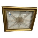 Framed Geometric Spring Artwork