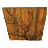 Wood Tree Panel Art