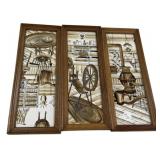 14" Three Tile Artworks