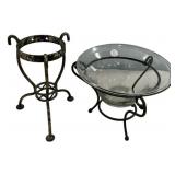 Glass Center Piece and Stand