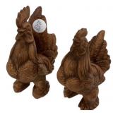 Ceramic Roosters 7"