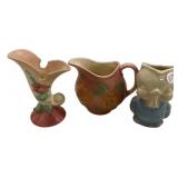 Hull Pottery, Owl, and Pitcher