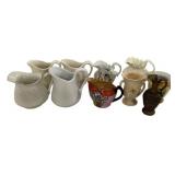 Group of Ceramic Pitchers