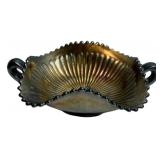 Silver Plated Scalloped Bowl w/Handles