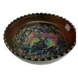 Carnival Glass Windmill Pattern Bowl