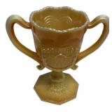 Good Luck Carnival Glass Loving Cup