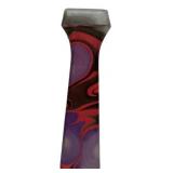 Swirl Resin Pen Blank Purple Red Black