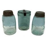 Antique Mason & Eureka Canning Jars