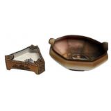 Pair of Antique Porcelain Dishes