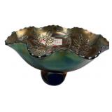 Carnival Glass Holly Pattern Bowl