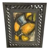 22"h. 17"w Derek Galose 2018 Painting framed