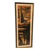 31"h., 12"w Signed Print