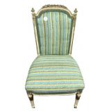 Louis XVI Style Upholstered Side Chair