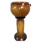 Roseville Pine Cone Jardiniere & Pedestal 402-8"