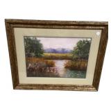 Greg Cartmell Watercolor Pond Painting