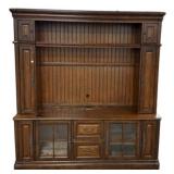 Modern Cherry Entertainment Cabinet