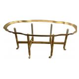 Brass Coffee Table Base Hoof Feet