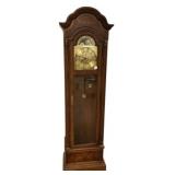 Oak Grandfather Clock with Moon Phase