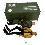 GI Joe Figures & Footlocker Lot
