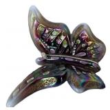 Fenton Iridescent Glass Butterfly Figure