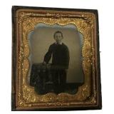 Civil War Era Tintype Boy Portrait