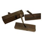 Antique Wooden Molding Planes Set of 3
