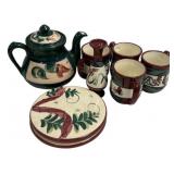 Hand-Painted Ceramic Tea Set Collection