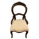 Victorian Carved Balloon Back Chair