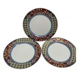 Japanese Imari Style Dinner Plates Set/3