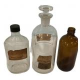Antique Pharmacy & Hospital Bottles Lot