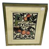 Walter Anderson Persimmon Print Art