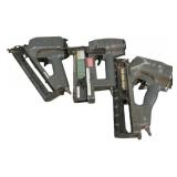 Lot of 3 Senco Pneumatic Nail Guns