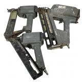 Lot of 3 Pneumatic Finish Nailers