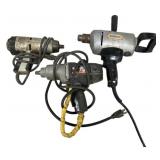Lot of 3 Electric Impact Wrenches