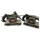 Pair of Sears Craftsman Belt Sanders