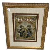 Framed 1920 The Etude Magazine Cover