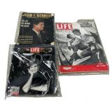 Vintage LIFE & JFK Magazine Lot (3)