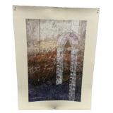 Signed Abstract Mixed Media Painting
