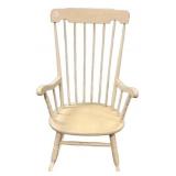 White Painted Windsor Rocking Chair