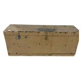Antique Painted Wood Storage Chest